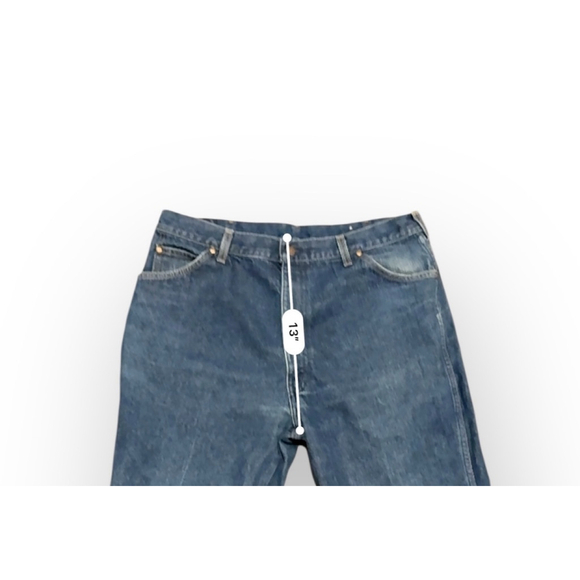 Vintage 80s Levi's Men's 557 For Cowboys Dark Denim Jeans Made In USA Sz 38x31​​ - Picture 5 of 11